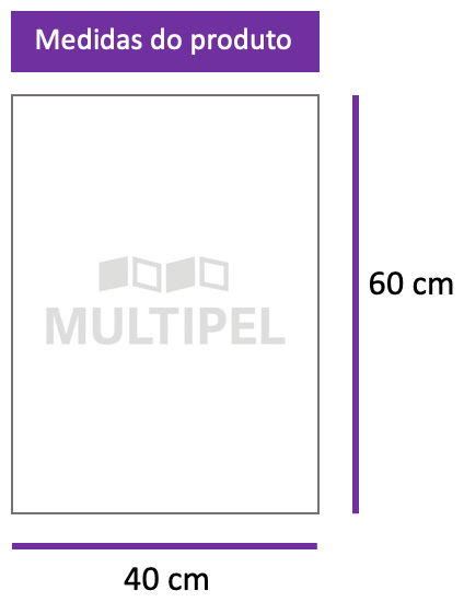 Saco Plástico 40X60 cm 0,10 com 5 Kg Imagem 1