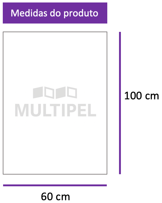 Saco Plástico 60X100 cm 0,10 com 5 Kg Imagem 1