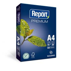 Papel Sulfite A4 Report Premium 75g Caixa 10 pacotes de 500 Folhas.