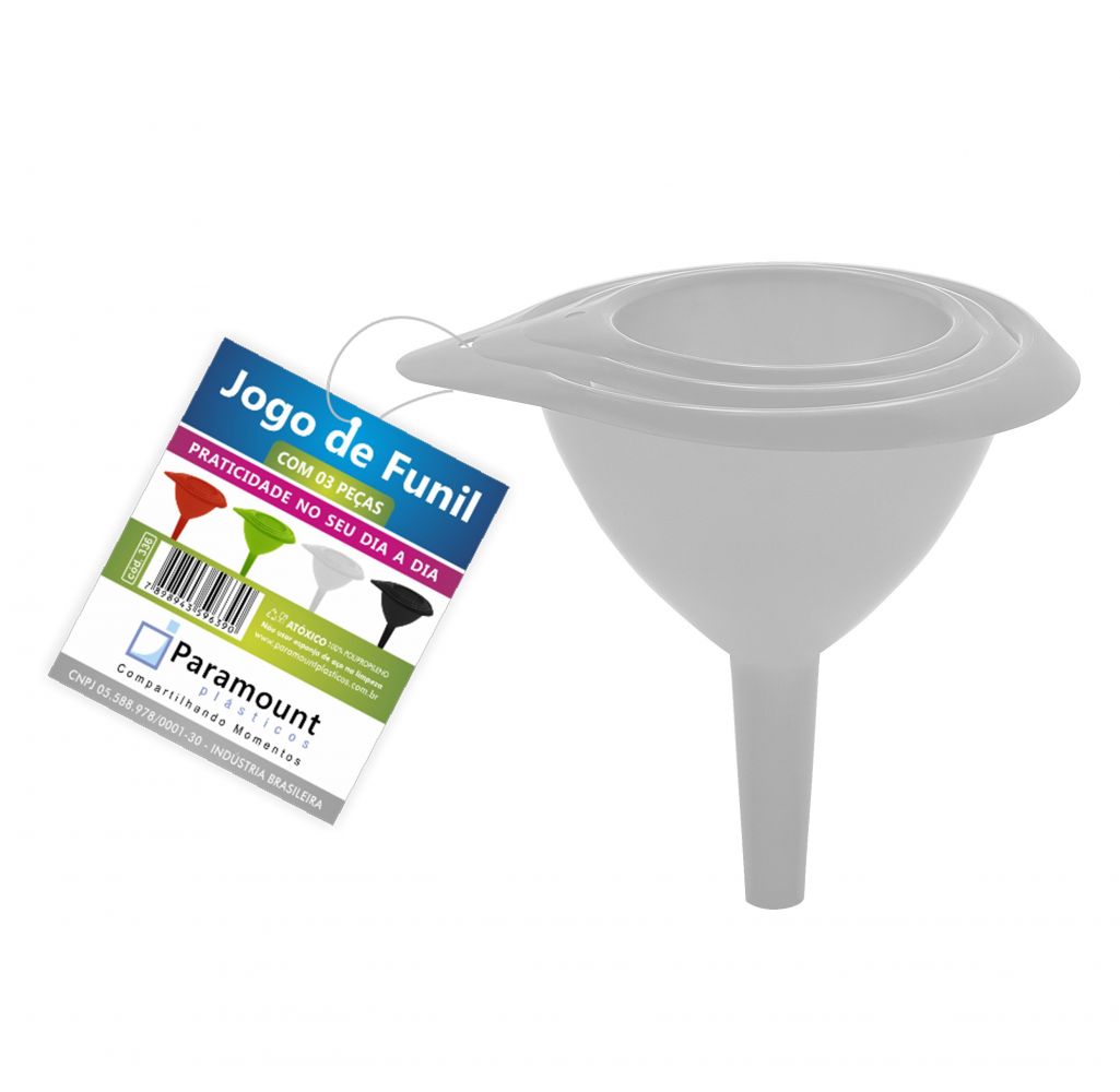 MULTIPEL - Jogo de Funil c/3 unid.